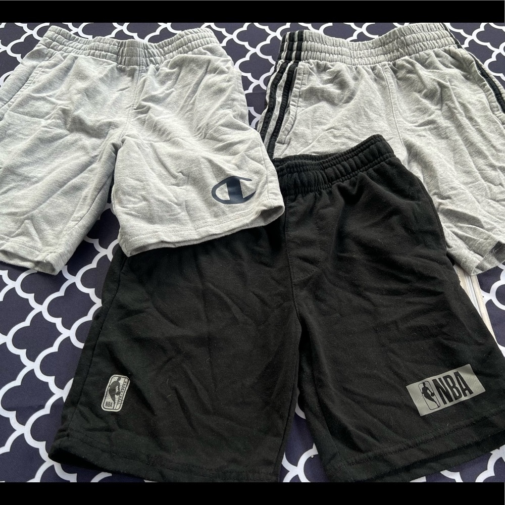 NBA, Champion and Adidas boys cotton shorts